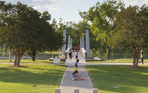 According to a University of Houston-Clear Lake study, safety, maintenance, a relaxing atmosphere and easy parking are big factors for residents when choosing to enjoy leisure activities at a park. (Courtesy Visit Houston)