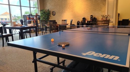 The center is also equipped to teach leisure and recreational skills, where clients can engage in pingpong or video game competitions. (Courtesy Including Kids Autism Center)