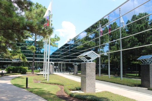 The Woodlands Township meetings are held at the township building on Technology Forest Boulevard. (Andrew Christman/Community Impact Newspaper)