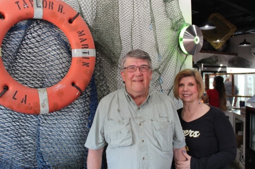 Phil and Deborah Tullis opened THE Cajun Market together last year. Now, Deborah runs the business while Phil has pivoted to focus on a new venture: wholesale seafood. (Kira Lovell/Community Impact Newspaper)