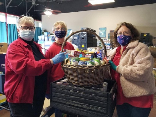 Despite the pandemic, Cy-FARE members continued to participate in food drives and book drives to support the community. (Courtesy Cy-FARE)