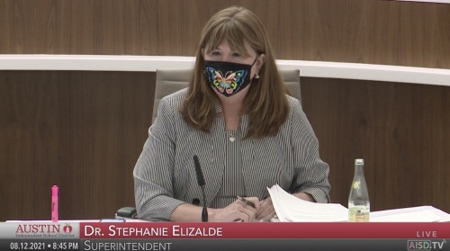 Photo of Stephanie Elizalde at a meeting