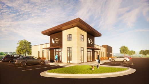 The new hospital will be built at 1300 S. Bagdad Road, Leander. (Courtesy Blue Fin Design)