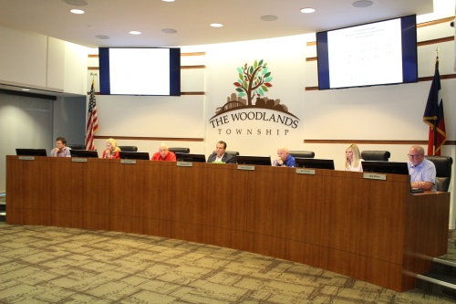 The Woodlands Township board of directors held a special meeting Aug. 13. (Andrew Christman/Community Impact Newspaper)
