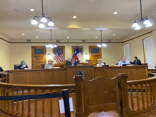 Williamson County commissioners approved filing the lawsuit against the city Aug. 17. (Trent Thompson/Community Impact Newspaper)