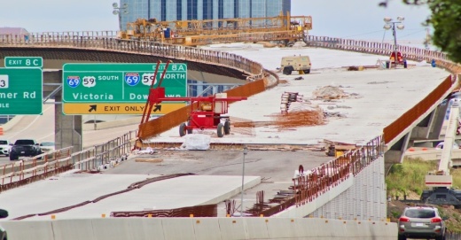 I-69 at Loop 610 will be closed Aug. 20 at 9 p.m. until Aug. 23 at 5 a.m. (Courtesy Texas Department of Transportation)