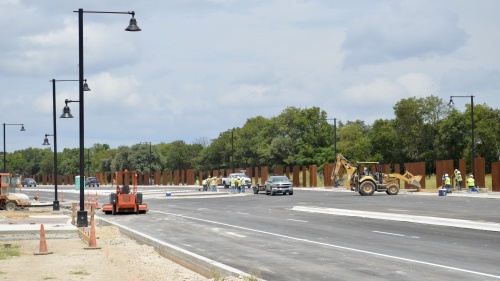 Road construction on Bell Boulevard in Cedar Park