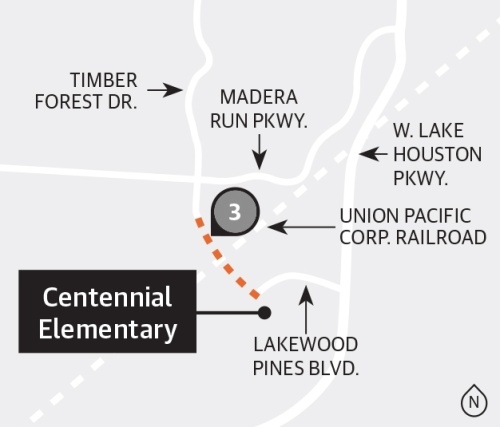 Harris County Precinct 2 is partnering with Harris County Precinct 1 and Humble ISD to extend Timber Forest Drive south of Madera Run Parkway. (Ronald Winters/Community Impact Newspaper) 