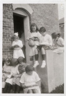 In 1921, the first Harris County Public Library opened at the Harrisburg School in Harrisburg, where students could access free books. (Courtesy Harris County Public Library)