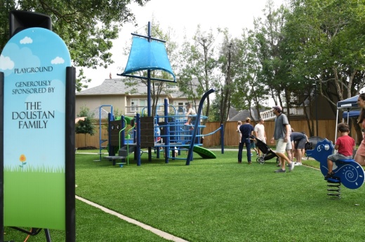 Huffington Park at West University Place has reopened after a months-long renovation project. (Hunter Marrow/Community Impact Newspaper)