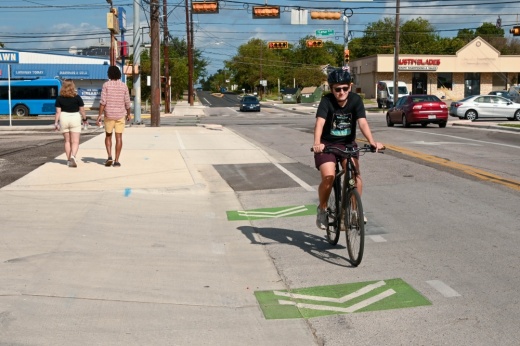 Intersection improvements at North Lamar Boulevard and Morrow Street