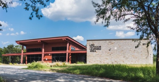 The Lewisville ISD Outdoor Learning Center new structure.