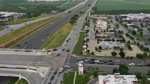 The Texas Department of Transportation will begin work on I-35 frontage road improvements near Bebee Road on Sept. 7. (Courtesy Texas Department of Transportation)