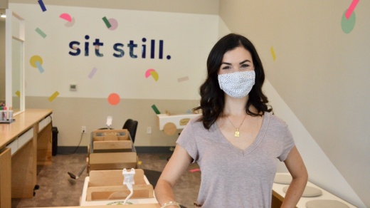 Leslie Reeves opened the Austin salon in March 2020. (Taylor Girtman/Community Impact Newspaper)