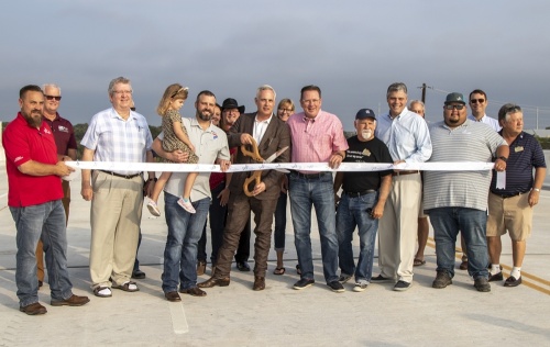 The city of Georgetown held a ribbon-cutting ceremony Aug. 27 to open the new bridge that will connect Rivery Boulevard to Austin Avenue. (Courtesy city of Georgetown)