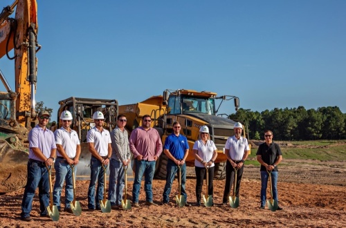The Signorelli Co. broke ground at the Chapel Run community in Conroe on Aug. 31. (Courtesy The Signorelli Co.)
