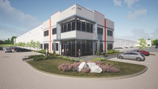 Weiser Business Park is under construction at Hwy. 290 in Cypress. (Rendering courtesy Trammel Crow Co.)