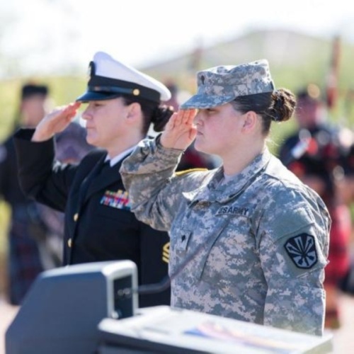 The city of Chandler is encouraging Chandler veterans to share their stories to be featured in the second annual Chandler Path of Honor—a path along the lake at Veterans Oasis Park that pays tribute to the city's veterans. (Courtesy city of Chandler)
