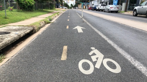 The network includes a range of path types, including protected bicycle lanes, neighborhood bikeways and urban trails. (Benton Graham/Community Impact Newspaper)
