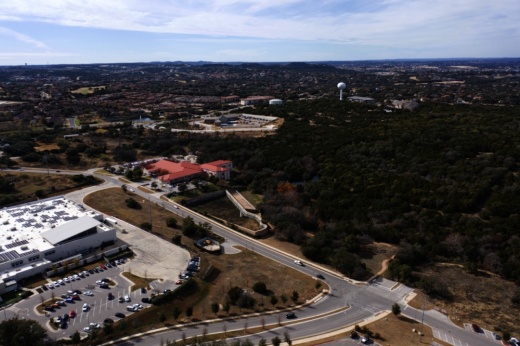 Lakeway City Council is discussing the extension of Main Street to Lohmans Crossing with both Legend Communities and Stratus Properties. Main Street currently ends at Medical Drive near the H-E-B. (Courtesy Falcon Sky Photography)