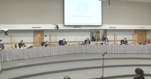 The Round Rock ISD Board of Trustees met Sept. 14 to discuss several items of interest, including a mask matrix. (Courtesy Round Rock ISD)