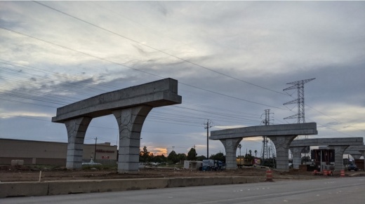 The project is split into four phases, which are being worked on simultaneously. (Jake Magee/Community Impact Newspaper)