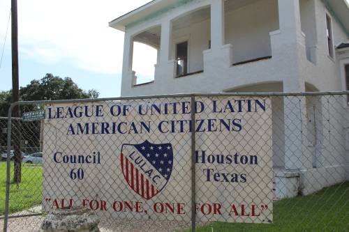 The League of United Latin American Citizens Council 60 building was once considered the organization's U.S. headquarters. (Emma Whalen/Community Impact Newspaper)