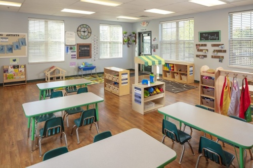 The 9,742-square-foot school will have a student capacity of 162 with nine classrooms, an indoor gym and two shaded playgrounds. (Courtesy The Goddard School)