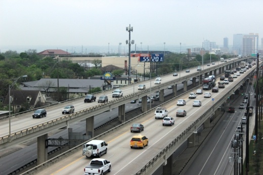 Travis County sent a letter to TxDOT Sept. 21 asking it to explore more options for its I-35  design through downtown Austin. (Community Impact Staff)