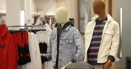 mannequins modeling clothing