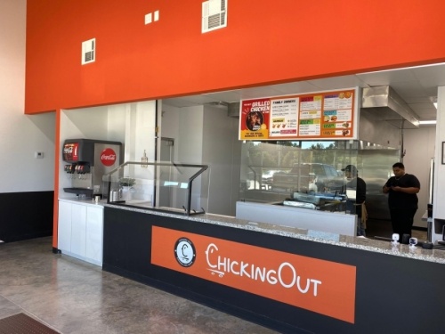 Chicking Out serves five different marinated grilled chicken options as well as gorditas, chile rellenos, and bean and cheese burritos. (Courtesy Chicking Out)