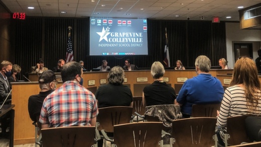 GCISD board meeting