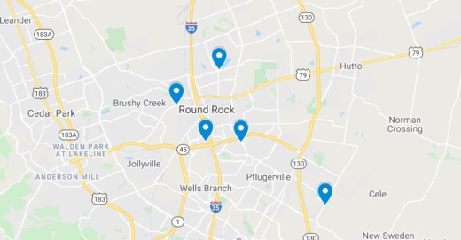Commercial permits have been filed through the Texas Department of Licensing and Regulation. (Screenshot courtesy Google Maps)