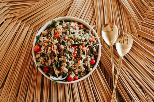 The Garden & Goats salad features beats and cheese. (Courtesy Gaby Deimeke)