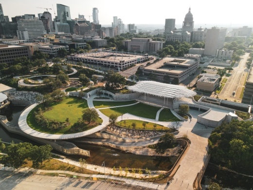 Austinites will be able to sell and consume alcohol in three parts of the new park. (Courtesy Waterloo Greenway Conservancy)