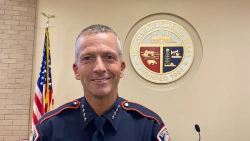 Jeff Bert took over as the police chief of Tomball in June 2020. (Chandler France/Community Impact Newspaper)