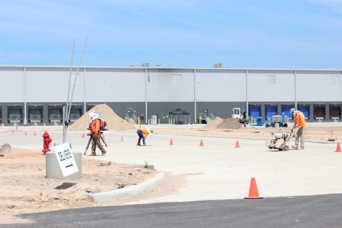 A Lowe's distribution center opened at the East Montgomery Improvement District Industrial Park in mid-September. (Emily Lincke/Community Impact Newspaper)