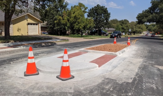 Construction on Hunters Terrace in North Austin