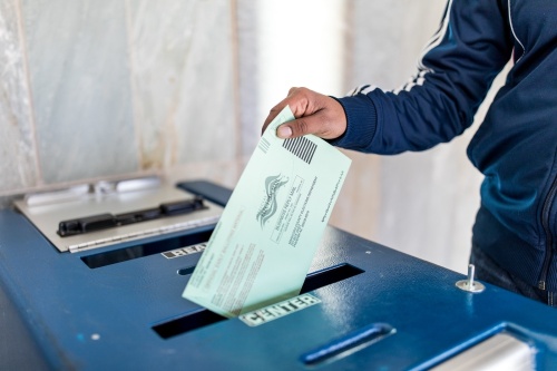 Ballot being mailed