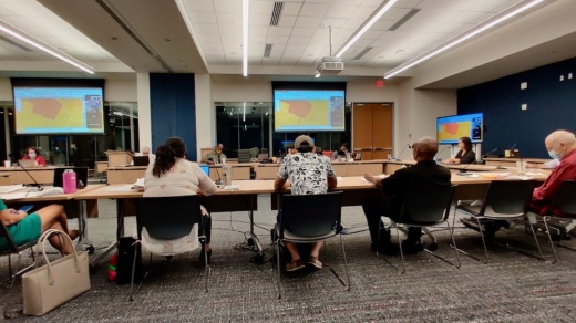 Austin's Independent Citizens Redistricting Commission approved its final City Council district map draft Oct. 6. (Ben Thompson/Community Impact Newspaper)