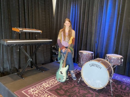 Radha Windham originally opened Radha School of Music in 2016 at the age of 18. (Trent Thompson/Community Impact Newspaper)