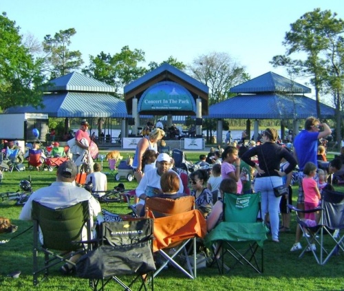 The Concert in the Park series resumed this fall. (Courtesy The Woodlands Township)