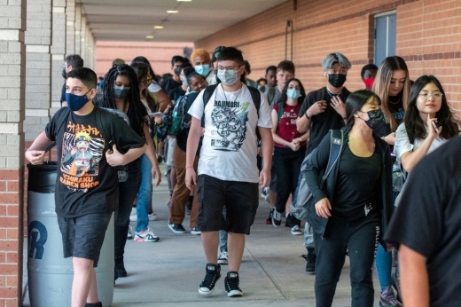 students at school