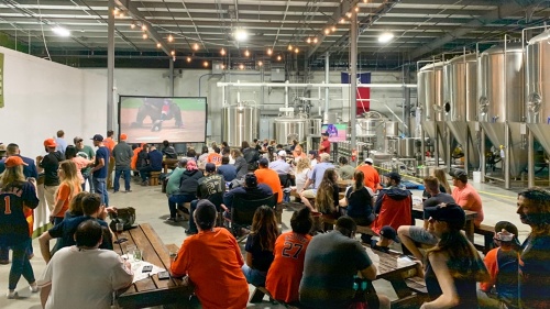 Looking for the best spots in Sugar Land and Missouri City to watch the game? One of those spots is Texas Leaguer Brewing! (Photo courtesy Texas Leaguer Brewing)