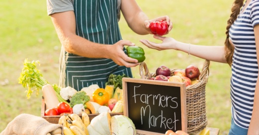 One event to attend on Oct. 16 is a farmers market in Missouri City. (Photo courtesy Canva)