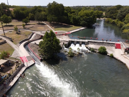 Due to heavy rains Oct. 13-14, the Comal River remains closed. (Community Impact Newspaper staff)