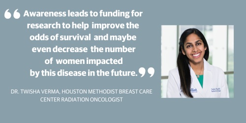 In honor of National Breast Cancer Awareness Month, Community Impact Newspaper interviewed Dr. Twisha Verma on the importance of routine checkups. (Photo Courtesy Houston Methodist Breast Care Center at Clear Lake)