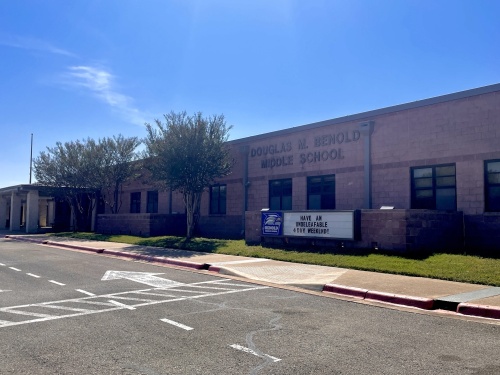 Proposition A of the Georgetown ISD bond package includes funding design work to repurpose Benold Middle School into an elementary school. (Eddie Harbour/Community Impact Newspaper)