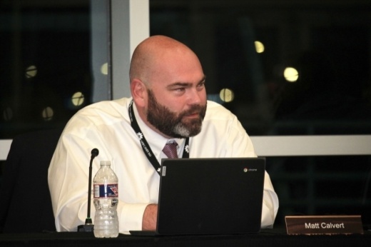 New Caney ISD Superintendent Matt Calvert at an Oct. 18 board meeting said the district is considering changing the class times for elementary and secondary school classes for the 2022-23 school year. (Kelly Schafler/Community Impact Newspaper)