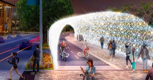 Winter Wanderland is coming soon to downtown Houston’s Bagby Street corridor. (Courtesy Houston Downtown Management District)